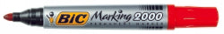 MARKER BIC MARKING 2000 PERMANENT 1.7MM BULLET TIP RED   G11707