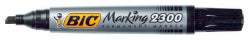 MARKER BIC MARKING 2300 PERMANENT 3.1-5.3MM CHISEL TIP BLACK   G11713