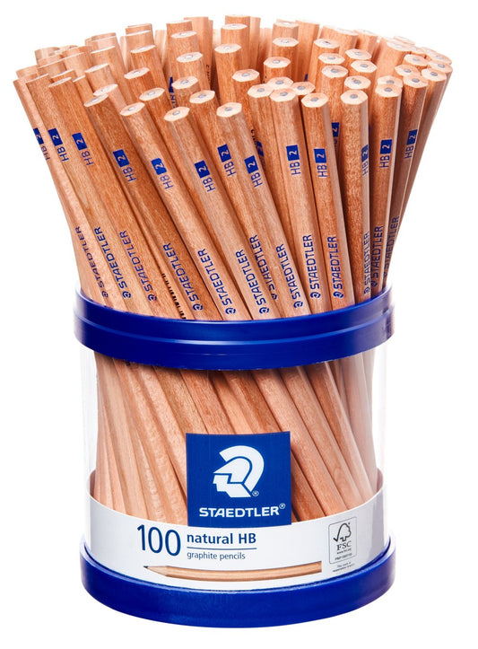 PENCIL LEAD STAEDTLER NATURAL GRAPHITE 130 HB (100)   G12004