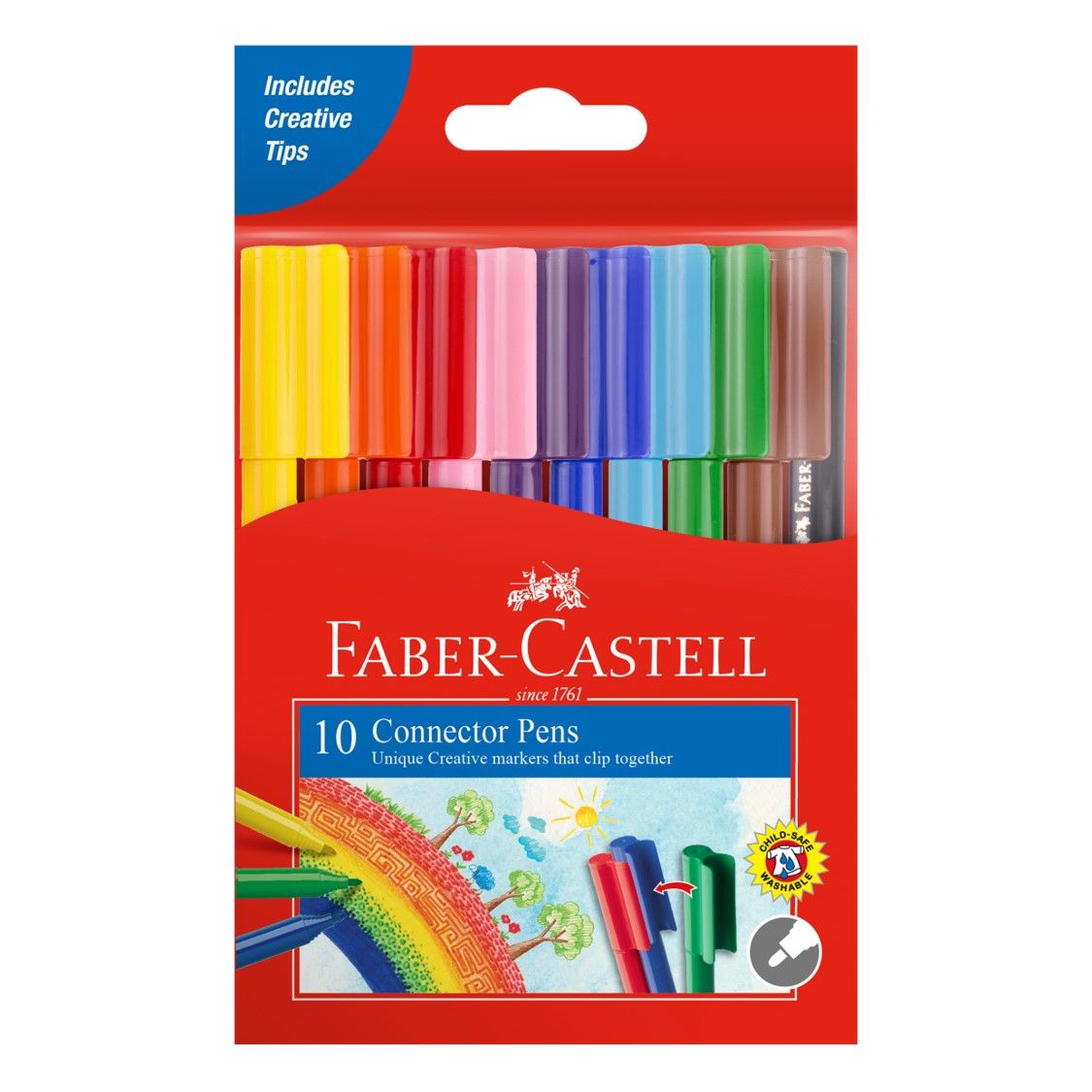 MARKER FABER-CASTELL CONNECTOR PENS WLT10   G12050