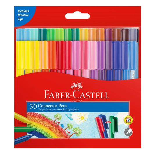 MARKER FABER-CASTELL CONNECTOR PENS WLT30   G12056