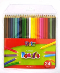 DATS COLOURED PENCILS F/L 24's (836)   G12093