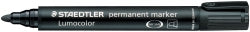 MARKER STAEDTLER 352 LUMOCOLOR PERMANENT BULLET BLACK BX10   G12168