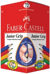 PENCIL LEAD FABER-CASTELL TRIANG GRIP 2B BX72   G12182