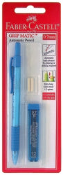 PENCIL MECHANICAL FABER-CASTELL GRIPMATE 0.5MM W/TWIST ERASER ASST   G12220