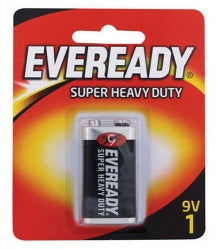 BATTERY EVEREADY BLACK 1222 9V BP1   G12221