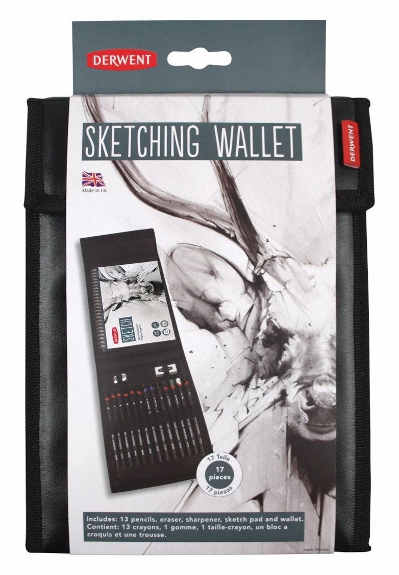 ART SET DERWENT SKETCHING WALLET   G12587