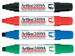 MARKER W/B ARTLINE 5109A BIG NIB 10MM CHISEL BLACK   G12759