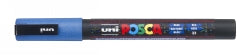 MARKER UNI POSCA PC3ML BULLET TIP GLITTER BLUE   G12855