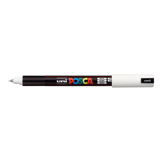 MARKER UNI POSCA PC1MRWH N/POINT 0.7MM WHITE   G13076E