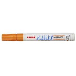 MARKER PAINT UNI PX20 2.8MM MEDIUM BULLET TIP ORANGE   G13132