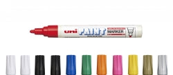 MARKER PAINT UNI PX20 2.8MM MEDIUM BULLET TIP ASSORTED BX12   G13151