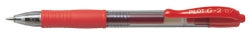 PEN PILOT BP BL-G2-7 RETRACT F RED   G13248