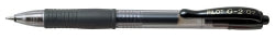 PEN PILOT BP BL-G2-7 RETRACT F BLACK BX12   G13264