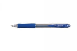 PEN UNI BP LAKNOCK RETRACTABLE FINE BLUE   G13399