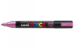 MARKER UNI POSCA PC5M BULLET TIP METALLIC PINK   G13962E