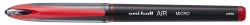 PEN UNI-BALL AIR RB MICRO 0.5MM LIQUID INK RED   G14264