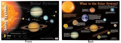 WALL CHART GILLIAN MILES The Solar System Double Sided  Special Order Only G14619