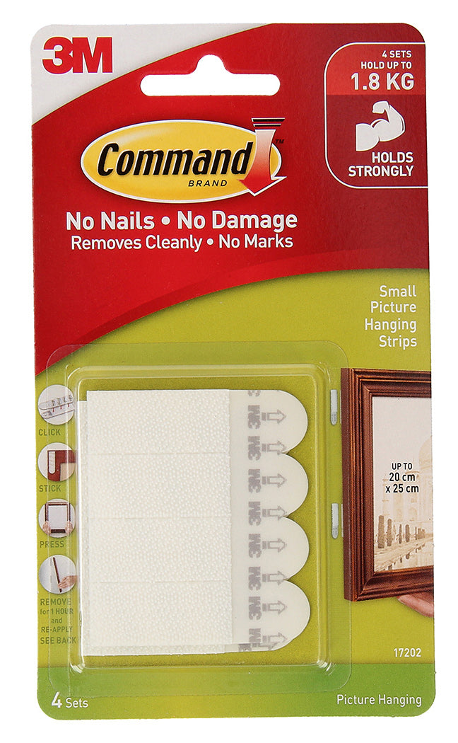 PICTURE HANGING STRIP COMMAND SMALL ADHESIVE 17202   G15717