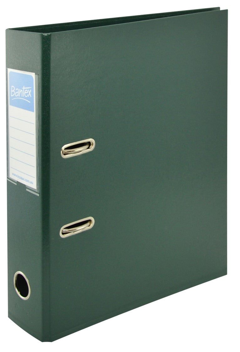 LEVER ARCH FILE BANTEX A4 70MM STANDARD GREEN   G15735