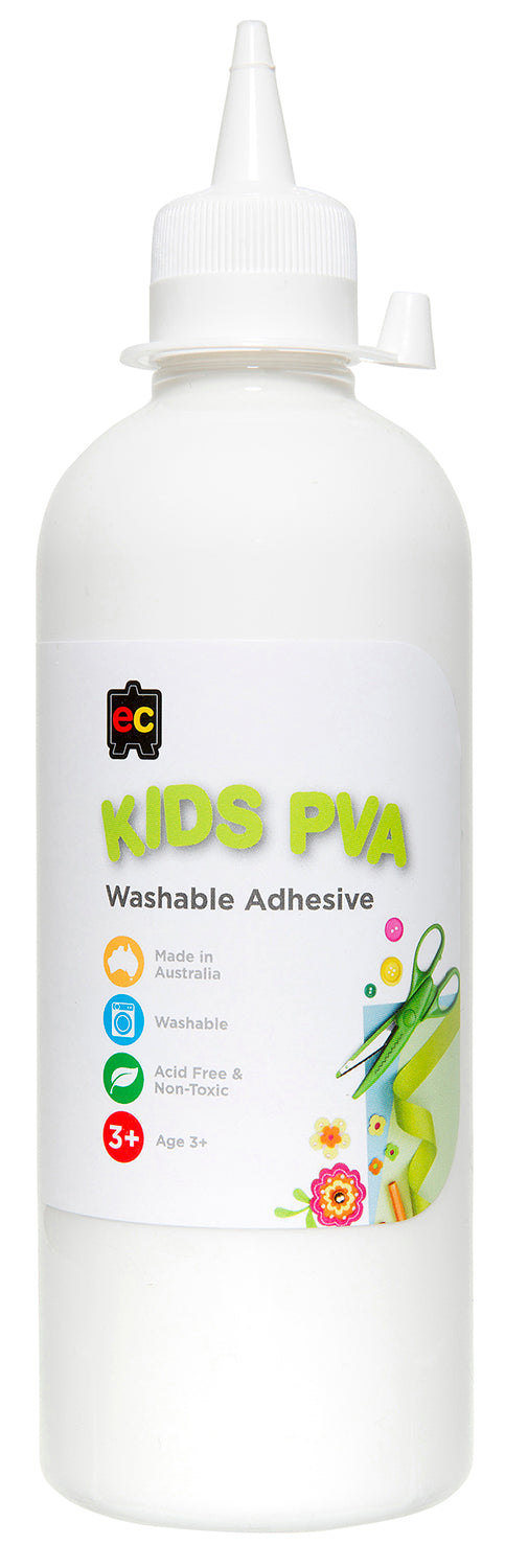 GLUE EC 500ML KIDS PVA WASHABLE   G15958