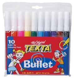 MARKER TEXTA PROJECT BULLET TIP TX230 PK10   G16025