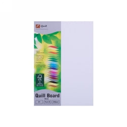 BOARD QUILL A4 200GSM WHITE PK50   G16517