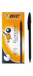 PEN BIC BP ECONOMY MED BLACK BX50   G17028