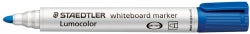 MARKER WHITEBOARD STAEDTLER LUMOCOLOR 351 2MM BULLET BLUE   G17058