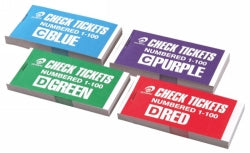 SP- CHECK TICKET BOOKS OLYMPIC PK4 HS (MULTIPLE ORDER REQ 20) Special Order Only G17377