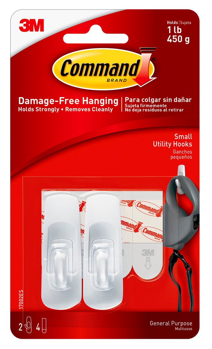 HOOKS COMMAND 17002VP SMALLVALUE PACK 6 HOOKS/12STRIPS   G17568