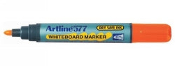 MARKER WHITEBOARD ARTLINE 577 3MM BULLET NIB ORANGE   G19004