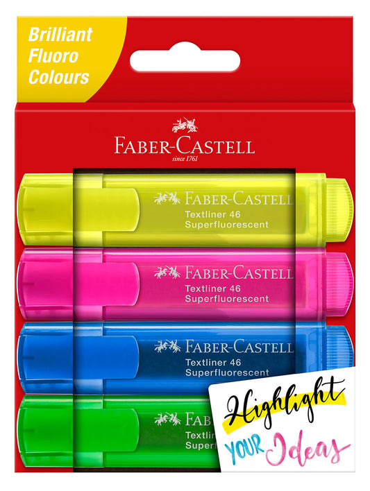 HIGHLIGHTER FABER-CASTELL TEXTLINER ICE WLT4   G19757