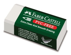 ERASER FABER-CASTELL 7085-30 MEDIUM WITH SLEEVE PVC FREE   G19800