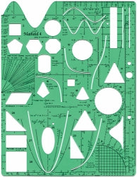 STENCIL TEMPLATE MATH-AID & PROLINER NON-FORMULAE YRS 9-12   G19995