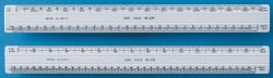 RULER KENT DOUBLESIDED HANDSCALE 62M   G20081