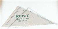 SET SQUARE KENT NO.10 SET 2 200MM/280MM   G20104