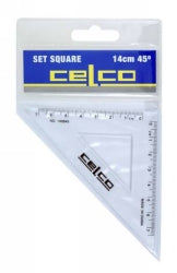 SET SQUARE CELCO 260MM 45 DEGREE CLEAR   G20223