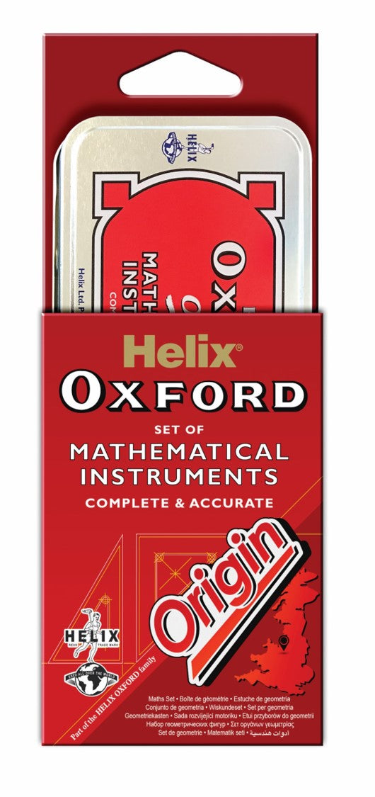 MATHS SET HELIX OXFORD 9 PIECE   G20301