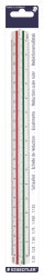 RULER SCALE STAEDTLER TRIANGULAR DIN 1:20, 25, 50, 75, 100, 125   G20497