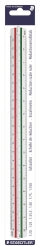 RULER SCALE STAEDTLER TRIANGULAR DIN 1:20, 25, 33-1/3, 50, 75, 100   G20498