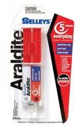 GLUE SELLEYS ARALDITE 5 MINUTE 24ML   G21127