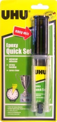 GLUE UHU EPOXY QUICK SET 14ML SYRINGE   G21459