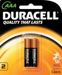 BATTERY DURACELL ALK AAA BP2   G21469