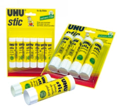 GLUE UHU GLUE STIC 21GRM PK4   G21528