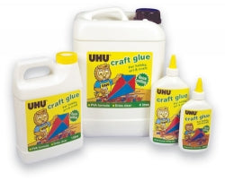 GLUE UHU PVA WHITE 250ML   G21548