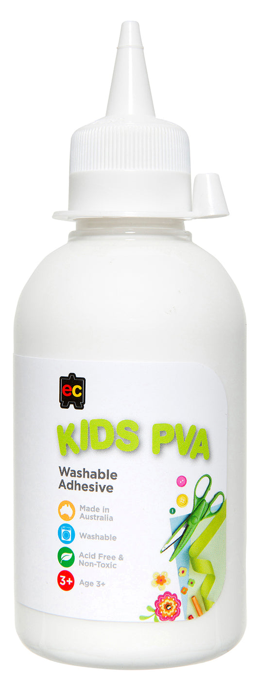 GLUE EC 250ML KIDS PVA WASHABLE   G21554