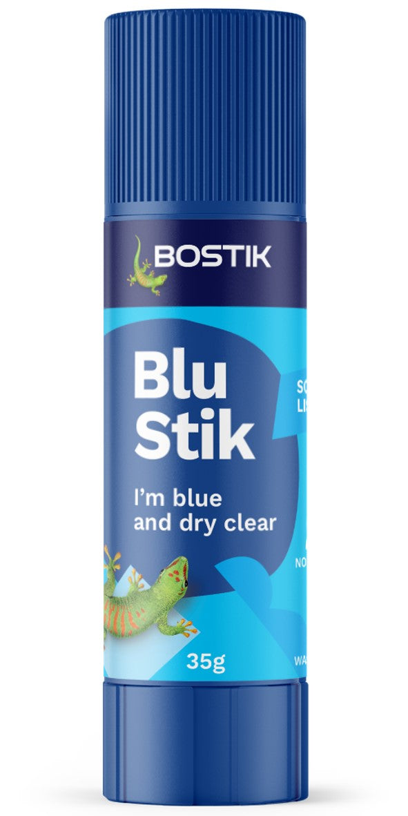 GLUE BOSTIK 35GM BLU STICK PK10   G21560