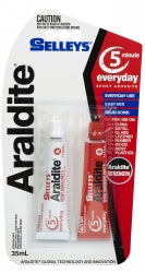 GLUE SELLEYS 5 MIN ARALDITE 35ML H/SELL   G21574