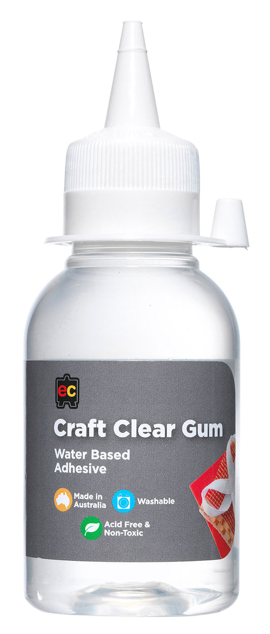 GLUE EC 125ML CRAFT CLEAR GUM   G21608